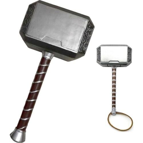 1:1 Simulation The Endgame Hammer Super hero n Cosplay Superhero Weapon PU/metal Material Props 44cm/20cm