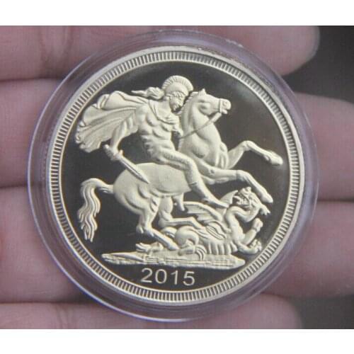 2015 Horse Sword Northern Ireland Metal Coin Plated Commemorative Coin Badge medal for collection Arts Gifts Souvenir