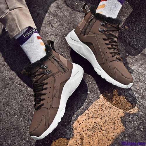 Mens Casual Shoes Winter New Hot Sale Keep Warm Jogging Cotton Shoes Men Fashion Sneakers ClassicOutdoor Plus Velvet Snow Boots