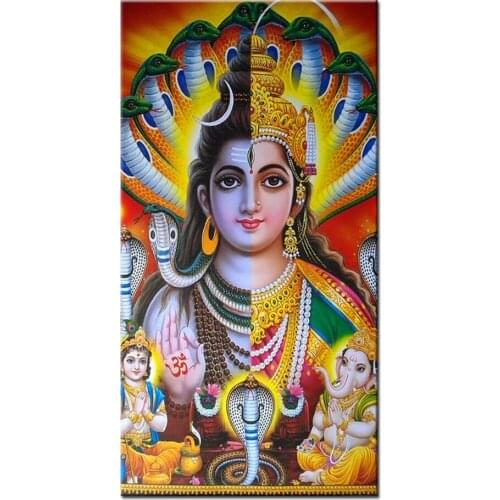 Square Round Drill 5D Diy Diamond Painting Gold Ganesha Lord Diamond Embroidery Mosaic Picture Rhinestones Decor Gift,EE1799