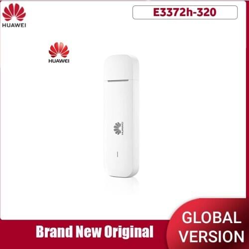 New Unlocked Huawei E3372 E3372h-320 4G LTE 150Mbps USB Mobile Broadband Dongle USB Stick 4g Modem Support 4G Bands 1/3/7/8/20