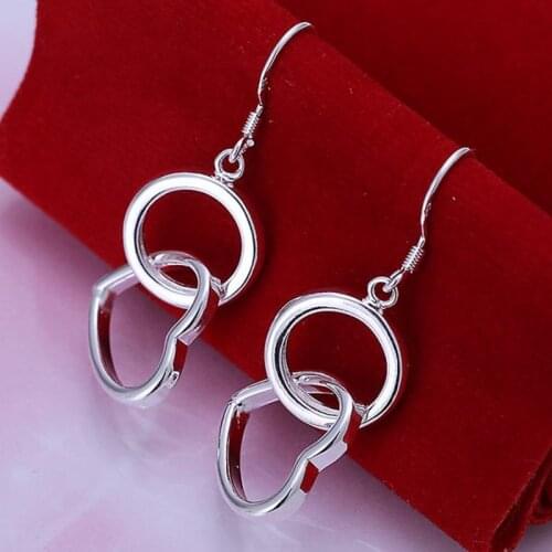 Fashion jewelry Earring For Women, Plated Earrings Ring Earrings E171 /PMFYVBSU GYVVTRKP silver color