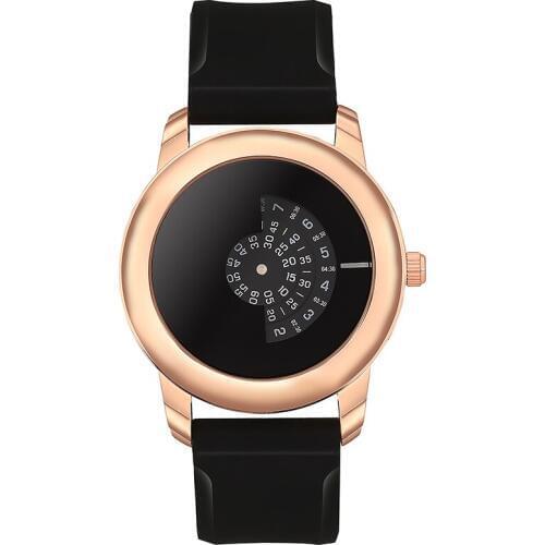 Creative Design Wristwatch Camera Concept Brief Simple Elegant Design Special Digital Discs Hands Fashion Turntable Mens Quartz