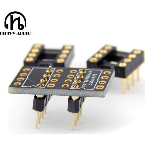 OPA627 LME49710 muses 03 DIP8 single OP AMP conversion double operational amplifier IC chip Gold-plated weld Circuit board