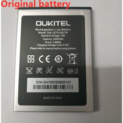 Original OUKITEL C16 Pro 2600mah 3.8V for OUKITEL C16 Pro 5.71'' Android 9.0 19:9 MT6761P 3GB 32GB Smartphone+Little gift