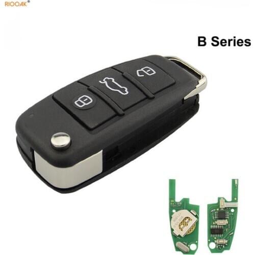 RIOOAK 1pc KEYDIY Original KD B02 A6L 3 Button B series Universial Remote For KD900/KD-X2/ URG200/KD MINI B Series peugeot 207