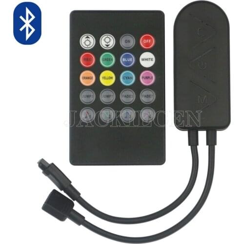 Rgb led strip music controller mobile APP-infrared remote control 20 key bluetooth colorful dimming controller