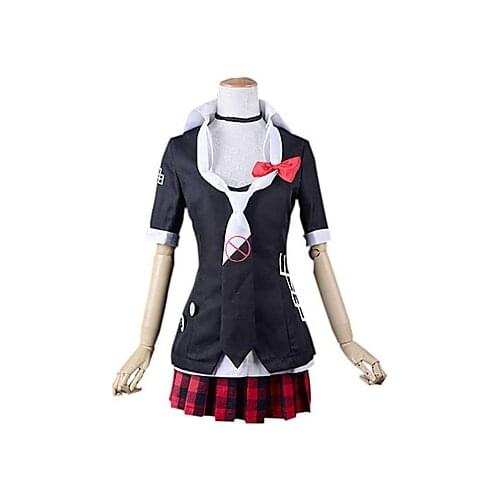Dangan Ronpa Junko Enoshima Girls High School Uniform Cosplay Costume (Version 2)