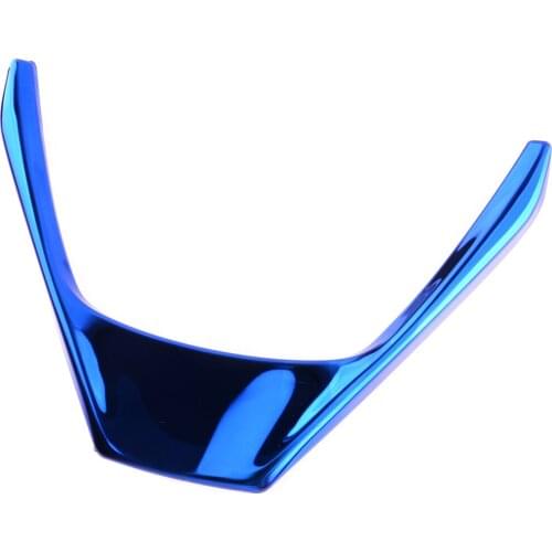 Car Blue Steering Wheel U Type Cover Trim Stainless Steel Fit For Toyota Corolla 2014 2015 2016 2017 2018