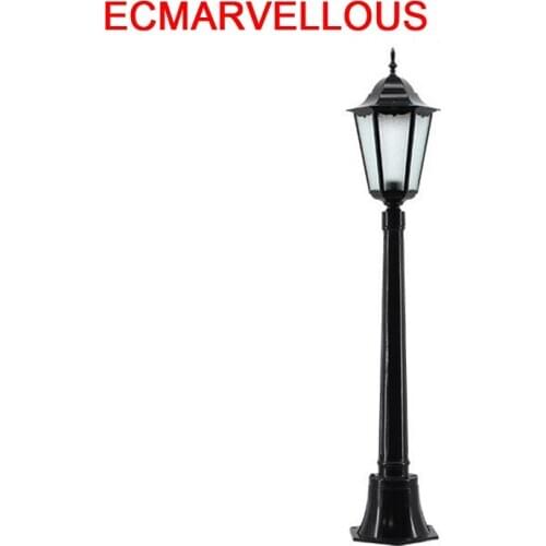 Style Outdoor Sokak Lamba Tuinlamp Square Lamp Ogrodowe Giardino Farola Off Road Lampione Decor Uliczna Street Light