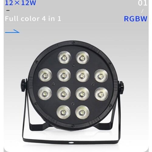 12x12W led Par lights RGBW 4in1 12*12w ABS material flat par led dmx512 disco lights professional stage dj equipment