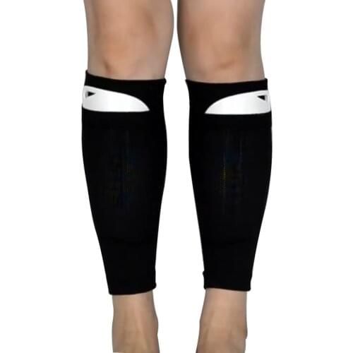 1 Pair Outdoor Sports Soccer Shin Guard Pad Sleeve Sock Leg Support Football Calf Sleeve Shinguard Socks For Adult Teens Childre