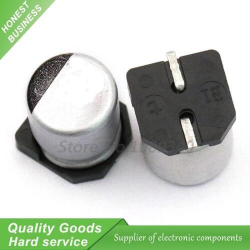 10pcs 25V470UF 10*10.5mm SMD aluminum electrolytic capacitor 470uf 25v 25V470UF-SMD