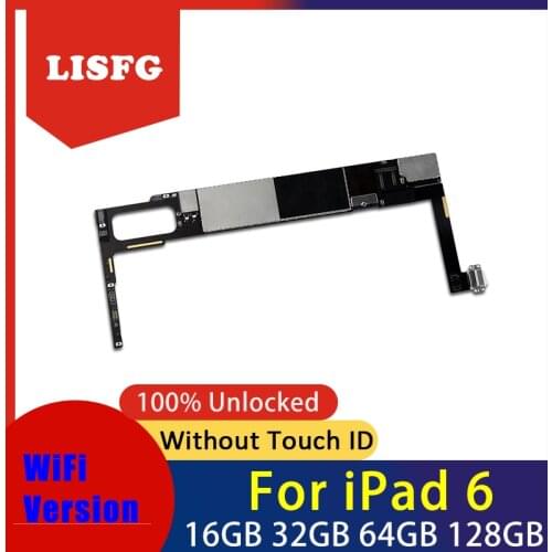 100% Unlocked For ipad 6 Motherboard with Full Chips,Disassemble For ipad Air 2 Logic Main Board Wifi+4G Version,Free Shipping