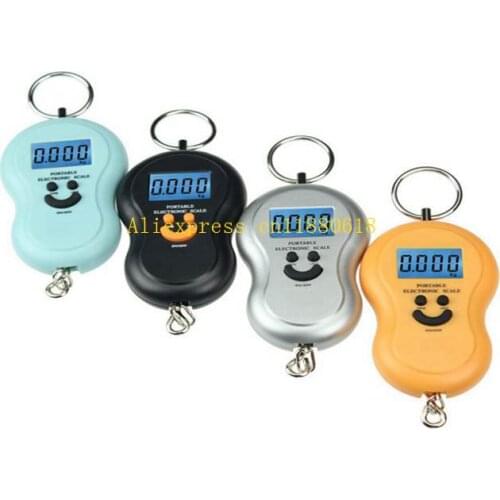 100pcs/lot Fast shipping 40kg /10g Gourd shape Hanging Scale Weight Balance Mini Pocket Scale Electronic Scale