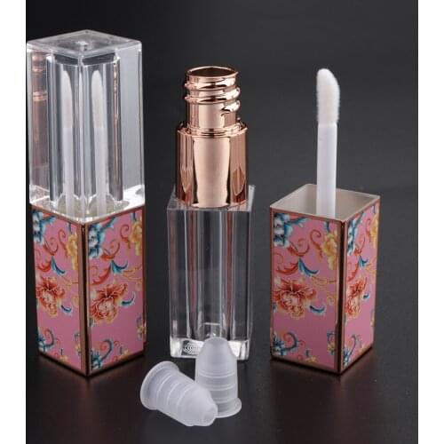2PCS 3.5ml Clear Mini Lip Gloss Tube Empty Lip Balm Containers with Special