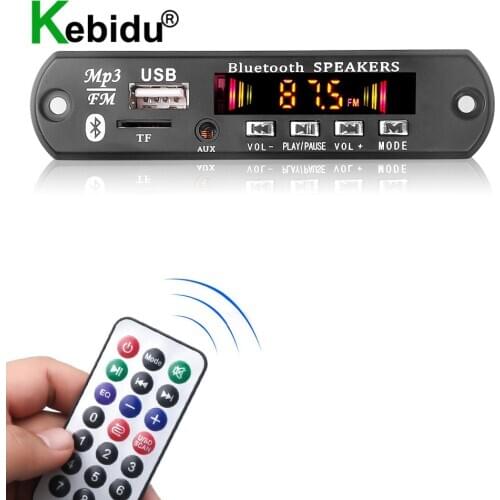 2 x 3W Amplifier Audio WMA Decoder Board Bluetooth Handsfree MP3 Player With Voice Record USB TF FM Radio Module For Speaker