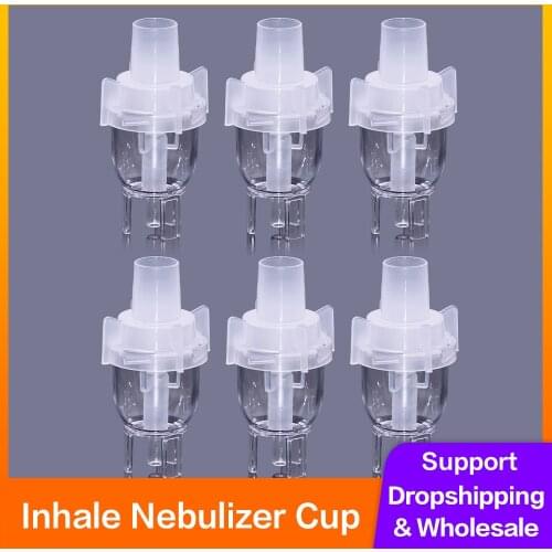 3pc 6ml Inhale Nebulizer Cup for Inhaler Atomizer Medicine Atomized Cup Ultrasonic Inalador Nebulizador for Adult Kids Spray Cup