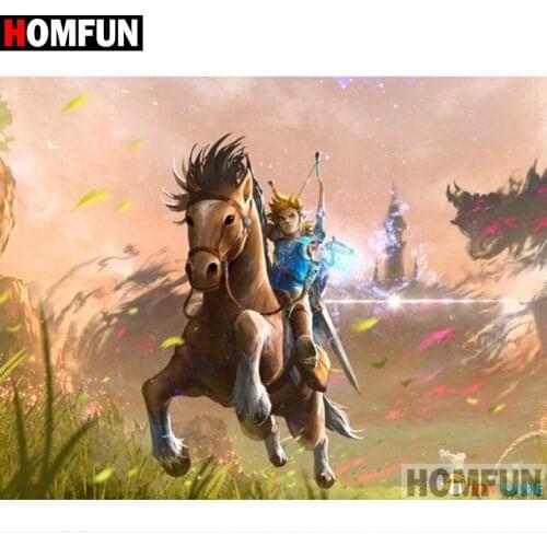 HOMFUN Full Square/Round Drill 5D DIY Diamond Painting "Cartoon character" Embroidery Cross Stitch 3D Home Decor Gift A12189