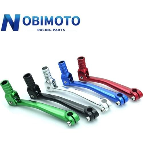 Off Road ATV Dirt Bike Gear Shift Lever Motorcycle CNC Aluminum Folding Gear Shift Lever Fit for 110cc-250cc Engines 2CNC-125-1