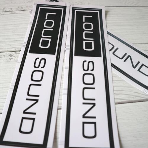 CK2724#23*5cm LOUD SOUND funny car sticker vinyl decal car auto stickers for car bumper window car decorations