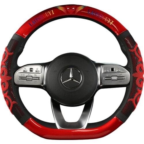 D Shape O shape Car Steering Wheel Cover Non-slip PU Leather for POLO GOLF 7 Scirocco Suzuki Swift Nissan Rogue High Quality