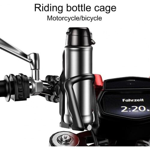 Bicycle water bottle holder stable black adjustable nylon light water bottle holder outdoor riding equipment bicycle accessories