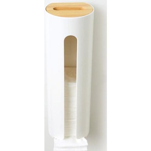 Cotton Pad Holder Wall Mount,Saver And Dispenser Cotton Pad Container Cosmetic Storage Dispenser With Easy-Access Opening Colorf