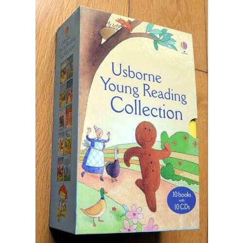 10 Books 10 CD Discs Box Set Kids Child Interesting Lovely Picture Bedtime Story Early Education English Books Age 1 - 6