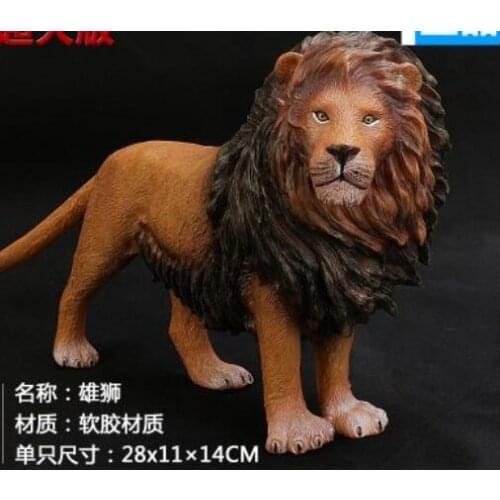 Home animal Big dinosaur model toy soft glue animal simulation tyrannosaurus rex mother crafts sculpture decoration statues Home