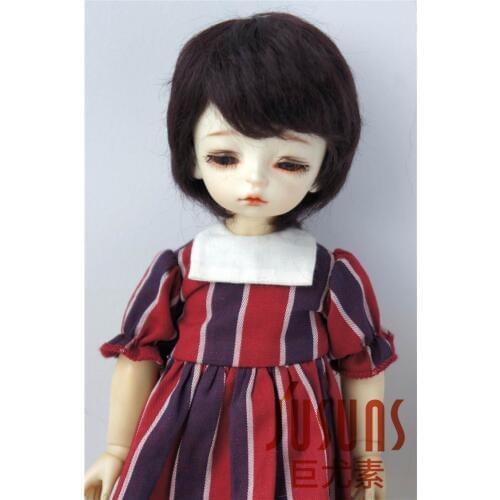 JD293 1/8 1/6 Fashion Soft Mohair BJD wigs Cute Short cut doll hair size 5-6inch 6-7 inch Doll accessories