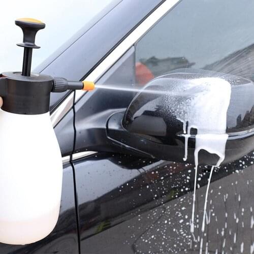 1.5L Car Wash Watering Can High Pressure Cleaner Car Cleaning Sprayer Manual Snow Foam Spray Can Cleaning Foam Nozzle Spray