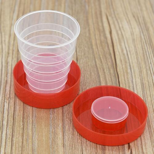 Hot Selling Folding Portable Collapsible Telescopic Plastic Cups Camping Hiking Bottle Supplies