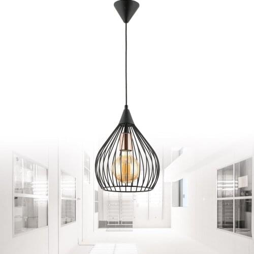 Saint Belisama Barbarize Single Pendant Lamp Black Chandelier