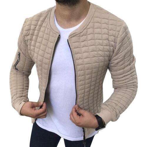 2019Casual Mens jacket Raglan Zipper Hoodies Jacket Autumn Spring Male S-lim Pleated Sweatshirts Long Sleeve Outerwear Man coat