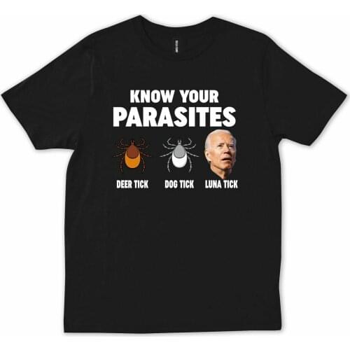 Know Your Parasites Anti Biden Not My President Pro Trump 2024 Men Funny T-shirt oversized t shirt