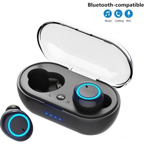 D3 earphones Bluetooth-compatible headphones Handsfree wireless headset Business headset Drive Call Sports earphones for iphone