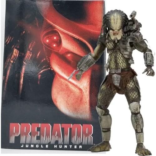 NECA AVP Aliens vs Predator Figure Jungle Hunter Predator Action Figure Toy Horror Gift For Halloween