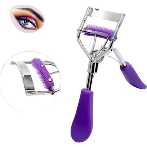 1PC Comb Eyelash Curler Professional Eyelash Curler Folding False Eyelashes Auxiliary Eyelash Curling Clip Small Makeup Tools
