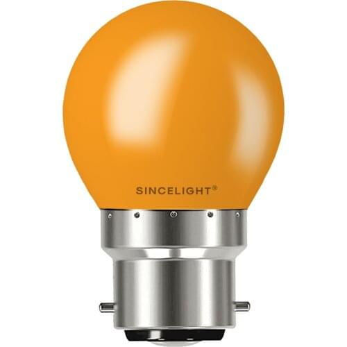 10pcs/pack LED Bulb E27 B22 1W 100-240V G45 Color RGB LED Lamp Holiday Christmas Party Decoration Street Home Lighting