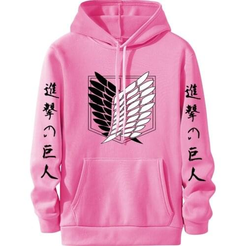 2021 Anime Hoodie Attack On Titan Hoodied Long Sleeve Streetwear Harajuku Sweatshirt Men/women Unisex Sport Hoody Tops hip hop