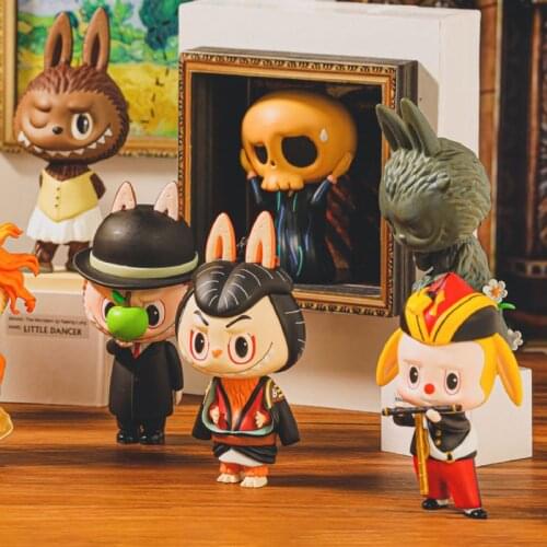 Specify Blind Box LABUBU The Monster Art Gallery Series Action Figure Doll Toys Cute Room Decoration Lovely Gifts for Kids Girls