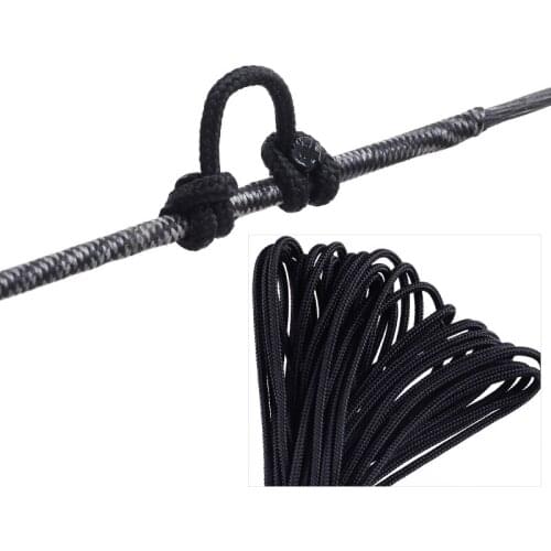 High Strength Archery Bowstrings Bow Strings Black for Recurve Bow Longbow Hunting Shooting Practice Tool