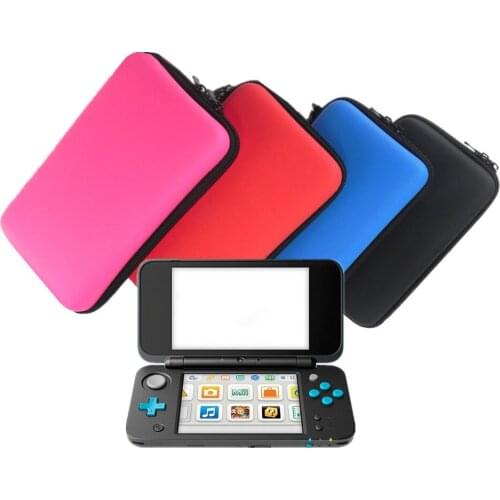 YTTL 10pc/lot EVA Hard Cover Protective Carry Case for Nintend new 2DS LL/XL Travle Carry Case & 8 Built-in Game Card Storage
