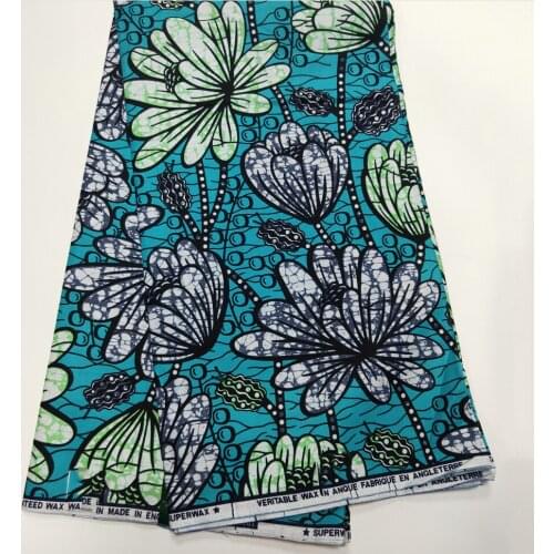 100%Cotton Veritable Wax Original African Ankara Wax Prints Fabric High Quality Nigerian Dress Material For Sewing By The Yards