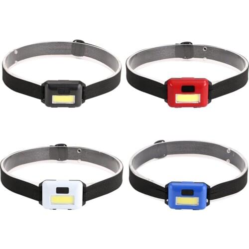 3 Modes Strong LED COB Waterproof Headlights Lighting Outdoor Camping Head Flashlight Torch Mini Night Headlamp