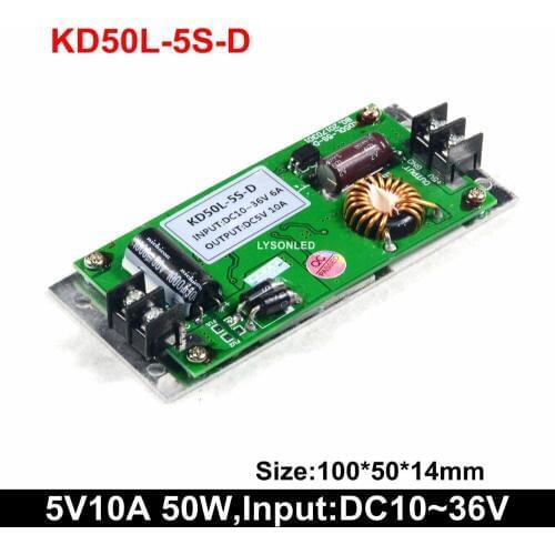 5V10A 50W Bus Led Message Display Slim Power Supply , DC24V Input Voltage ultra P3 P4 P5 P6 P8 P10