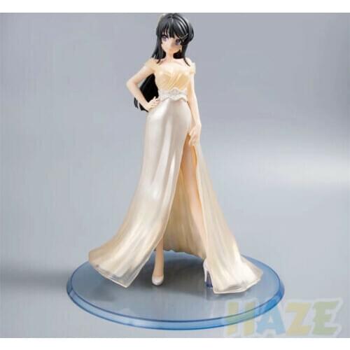 Anime Seishun Buta Yarou wa Bunny Girl Sakurajima Mai PVC Figure Model Toy 23cm