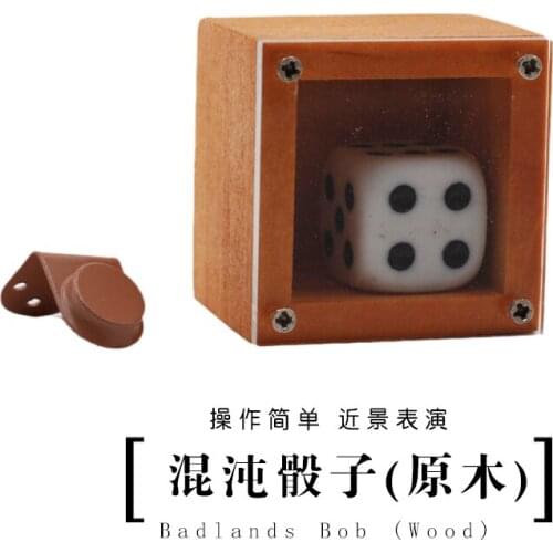 Badlands Bob (Wood) - Magic Tricks,Accessories,Mentalism,Stage,Close Up,Comedy,Dice,Magia Toys Classic Professional Magician