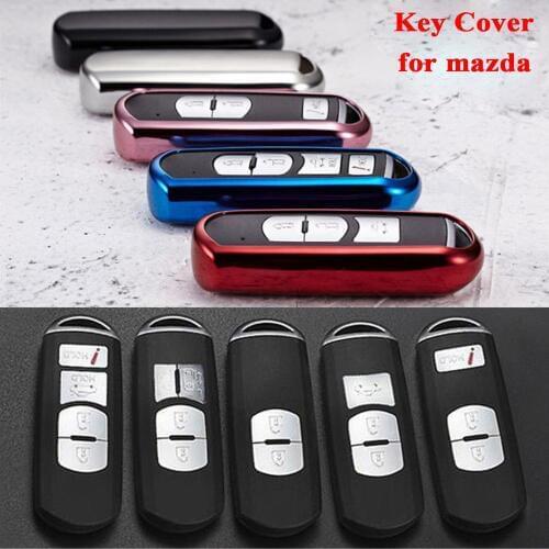 For Mazda 2 3 5 6 323 626 Cx3 Cx-4 Cx-5 Cx-7 Cx-9 Mx5 2009-2012 2013 2014 2015-2017 Tpu Remote Key Cover Case Fob Shell Styling